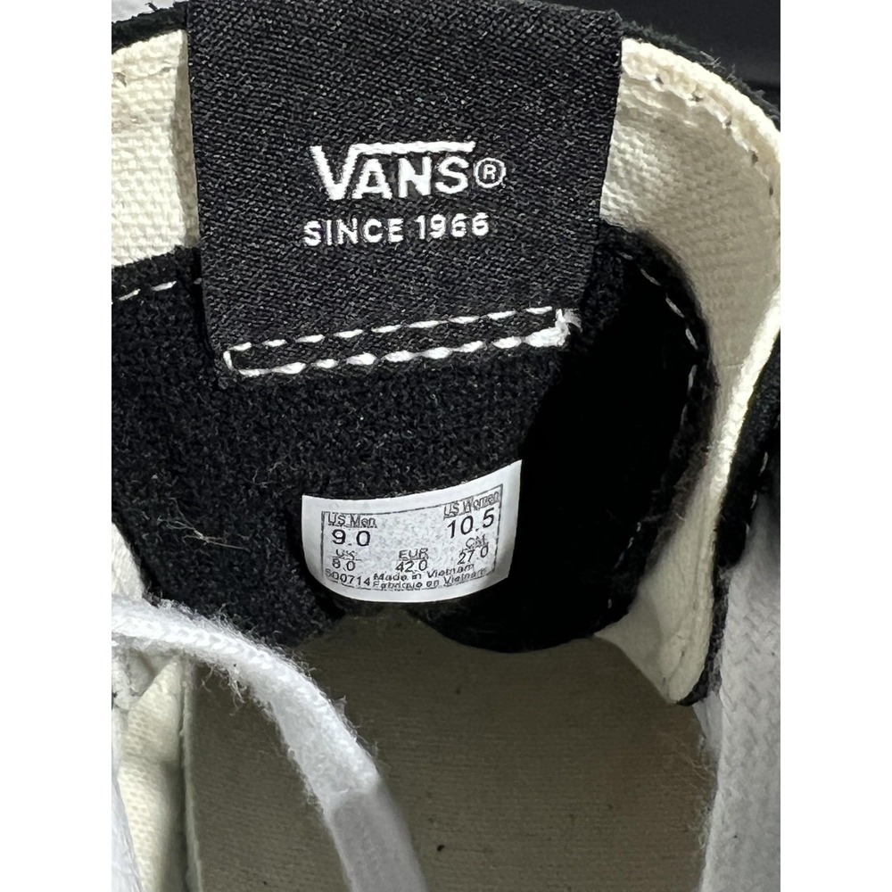 Vans Sk8-Hi Shoes Mens Size 9 Black Floral Multicolor High Top Skate Sneakers - Picture 16 of 16